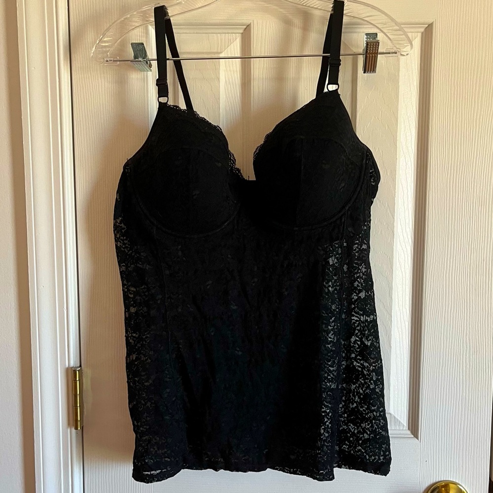 L.E.I. Black Lace Cami